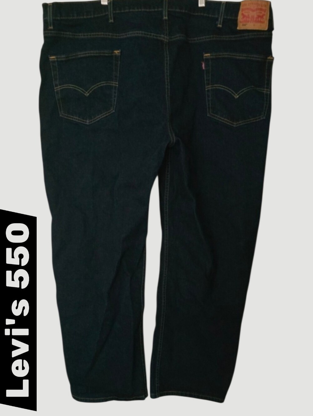 Levi's 550 Jeans Men's Size 50 Dark Blue Relaxed Fit Denim Jean